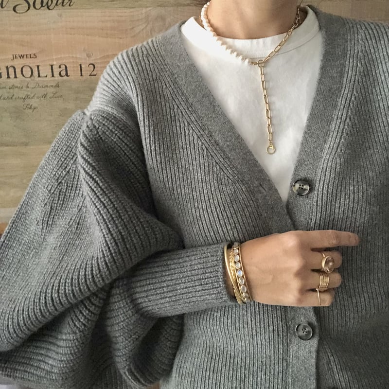 La Soeur チャンキーパールネックレス＆ブレスレット