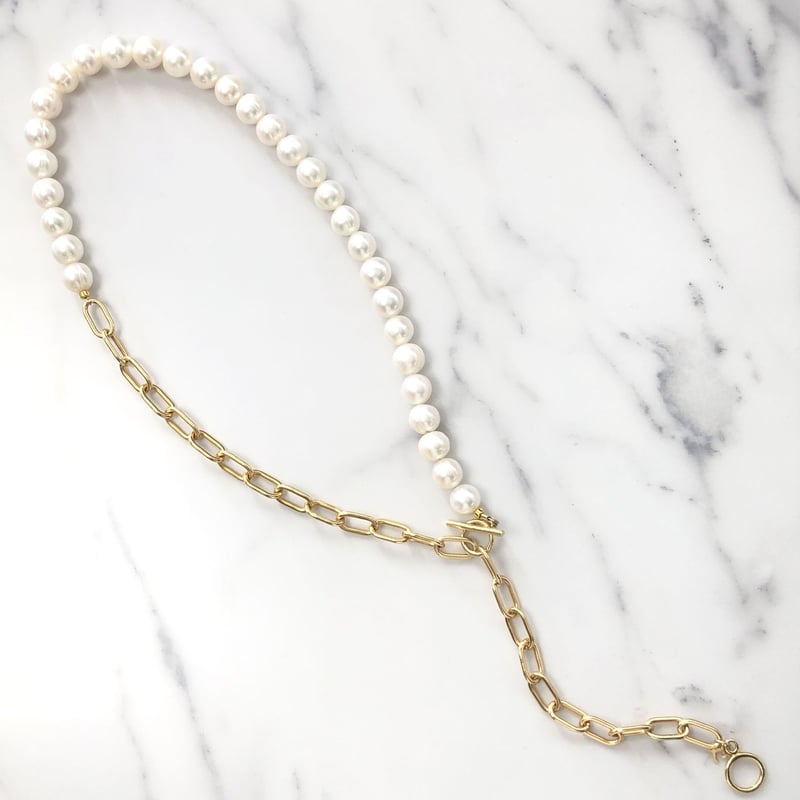 チャンキーパールネックレス | La Soeur