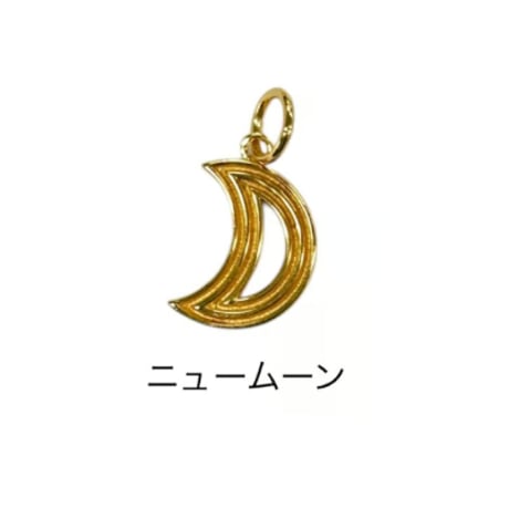 【受注終了】チャーム「A」（ゴールド／シルバー）