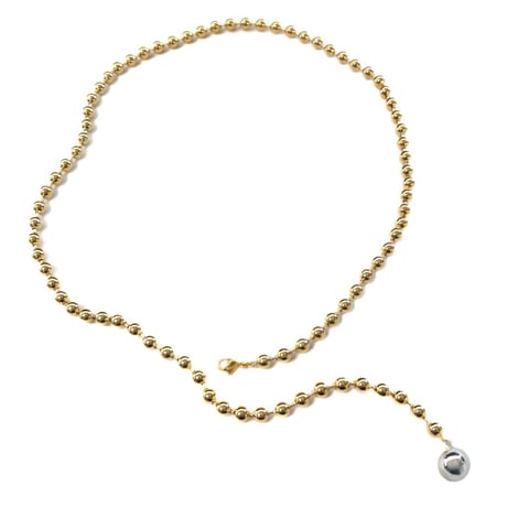 Ete　コンビカラーボールロングチェーンネックレス／S　※オンラインショップ限定商品
