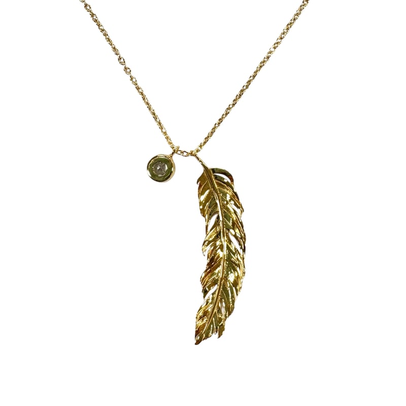 Feather×SleepingBeautyTurquoise　ネックレス JAM HOME MADE ネックレス B77（バナナ） LEAF（葉っぱ