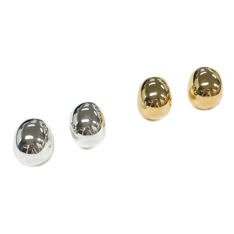 Ete　チャンキードロップピアス／L(ゴールド／シルバー)  ※オンラインショップ限定商品