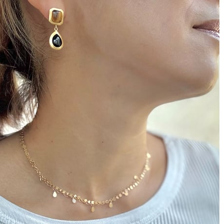 ジェムアシンメトリピアス