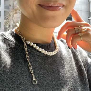 チャンキーパールネックレス | La Soeur チャンキーパールネックレス | La Soeur