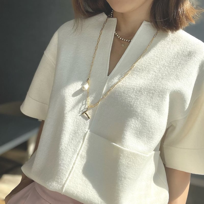 受注販売】avec deuxclefs×La Soeur パールチャーム（ゴールド