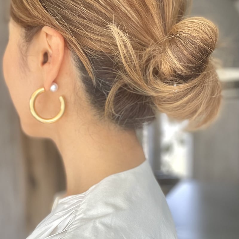 森泉さんコラボ商品】チャンキーフープピアス/L | La Soeur