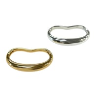 Ete　リエゾンダブルフィンガーリング／M(ゴールド／シルバー)　※オンラインショップ限定商品