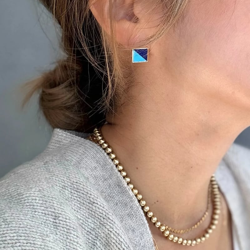 カラーブロックピアス ※オンラインショップ限定商品 | La Soeur