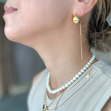 イニシャルアメリカンピアス(片耳販売)※オンラインショップ限定商品