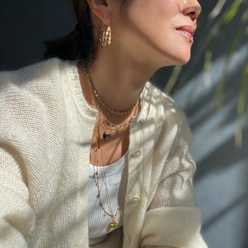 ティアドロップシャンデリアピアス | La Soeur