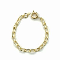 チャンキーデザインチェーンブレスレット