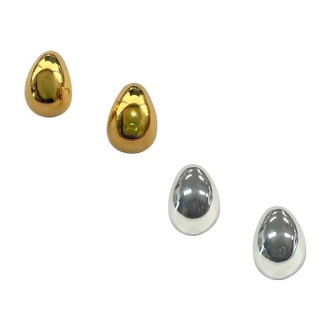 Ete　チャンキードロップピアス／Ｓ(ゴールド／シルバー)※オンラインショップ限定商品
