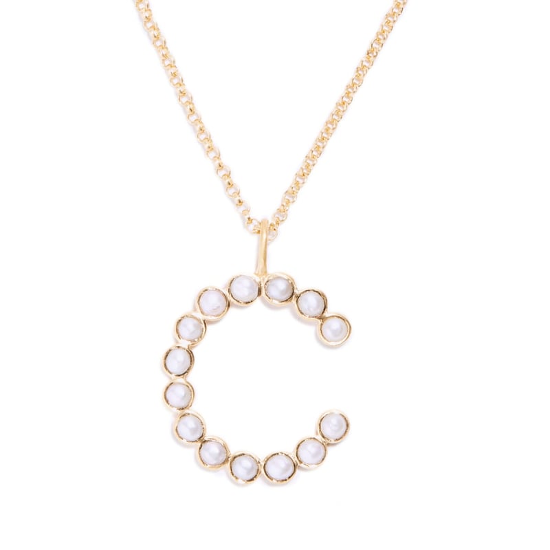 Otiumberg パール イニシャル ペンダント ネックレス 関税込み パールイニシャルペンダント≪C/I/J/S/T/Y≫ | La Soeur