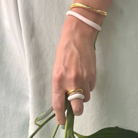 Ete　リップルリング＆イヤカフ　※セット販売