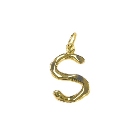 【受注販売】avec deuxclefs×La Soeur　イニシャルチャーム（ゴールド）