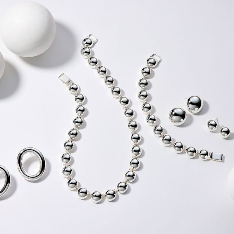 Ete ドームピアスL（シルバーカラー）※オンラインショップ限定商品 