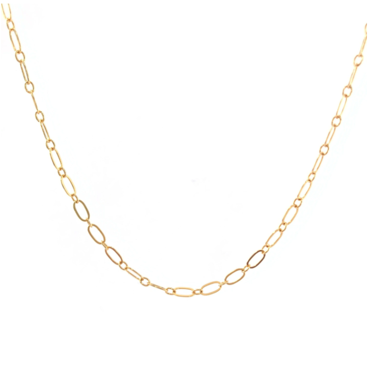 La Soeur　オーバルチェーンネックレス(90cm) オーバルチェーンネックレス(70cm／90cm) | La Soeur