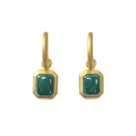 レクタングルフープピアス