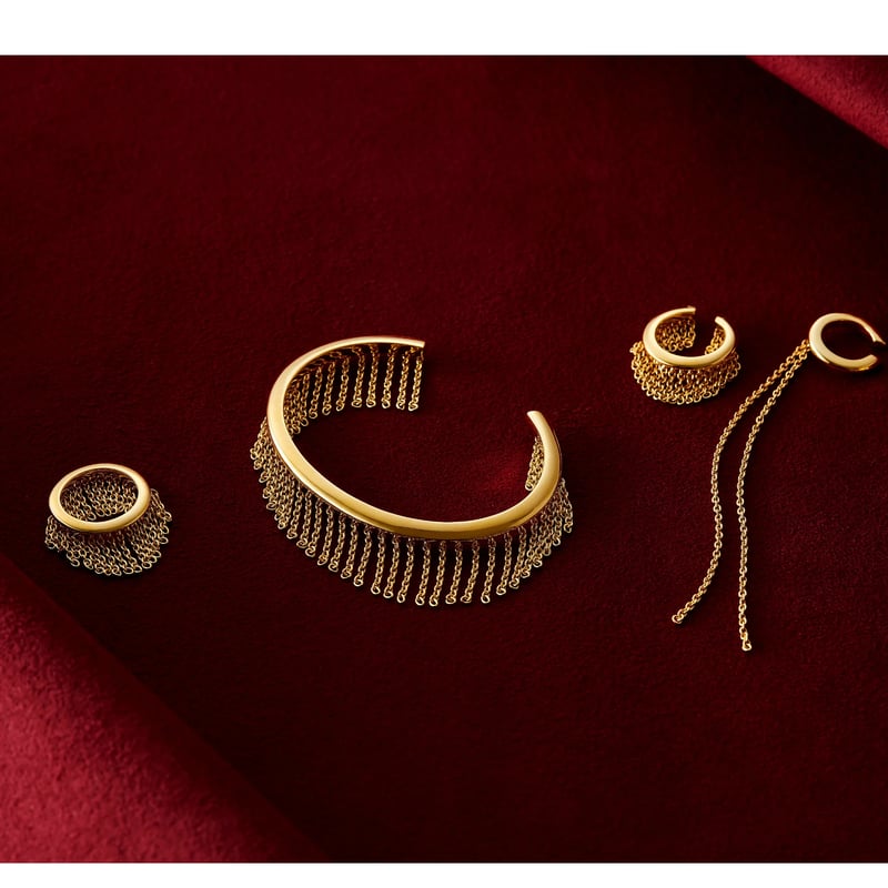 チェーンフリンジバングル | La Soeur