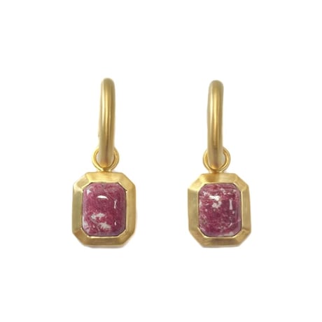 レクタングルフープピアス