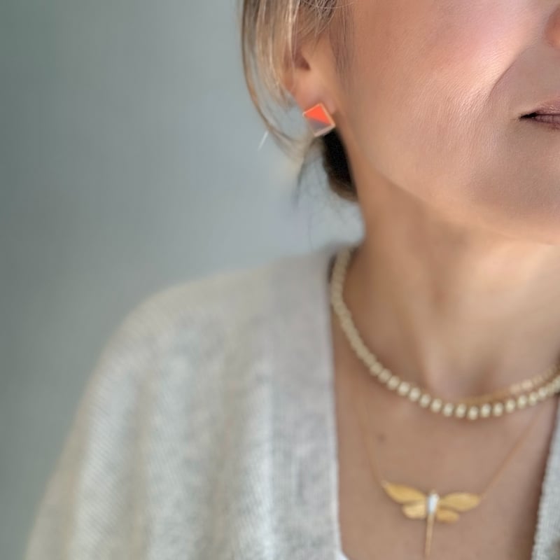 カラーブロックピアス ※オンラインショップ限定商品 | La Soeur