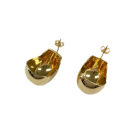 Ete　チャンキードロップピアス／L(ゴールド／シルバー)  ※オンラインショップ限定商品