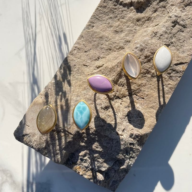 マーキスリング(ホワイトオニキス) | La Soeur