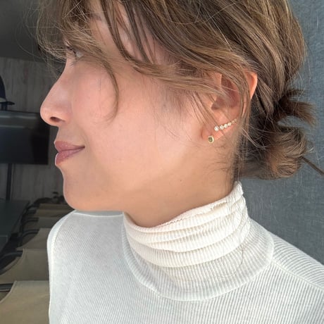 バースストーンピアス(K10)　※片耳販売