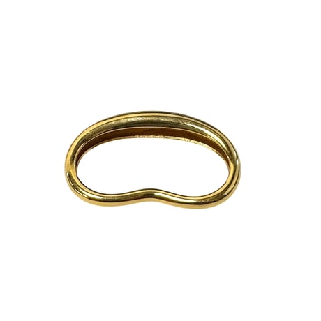 Ete　リエゾンダブルフィンガーリング／S(ゴールド／シルバー)　※オンラインショップ限定商品
