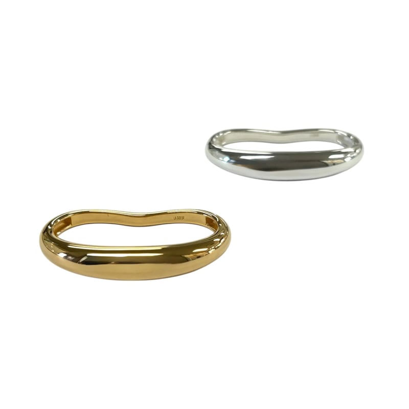 Ete リエゾンダブルフィンガーリング／S(ゴールド／シルバー