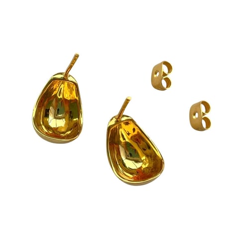 Ete　チャンキードロップピアス／Ｓ(ゴールド／シルバー)※オンラインショップ限定商品