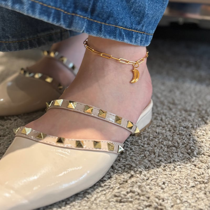 受注終了】チャンキーブレスレット＆アンクレット (ゴールド／シルバー