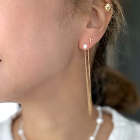 イニシャルアメリカンピアス(片耳販売)※オンラインショップ限定商品