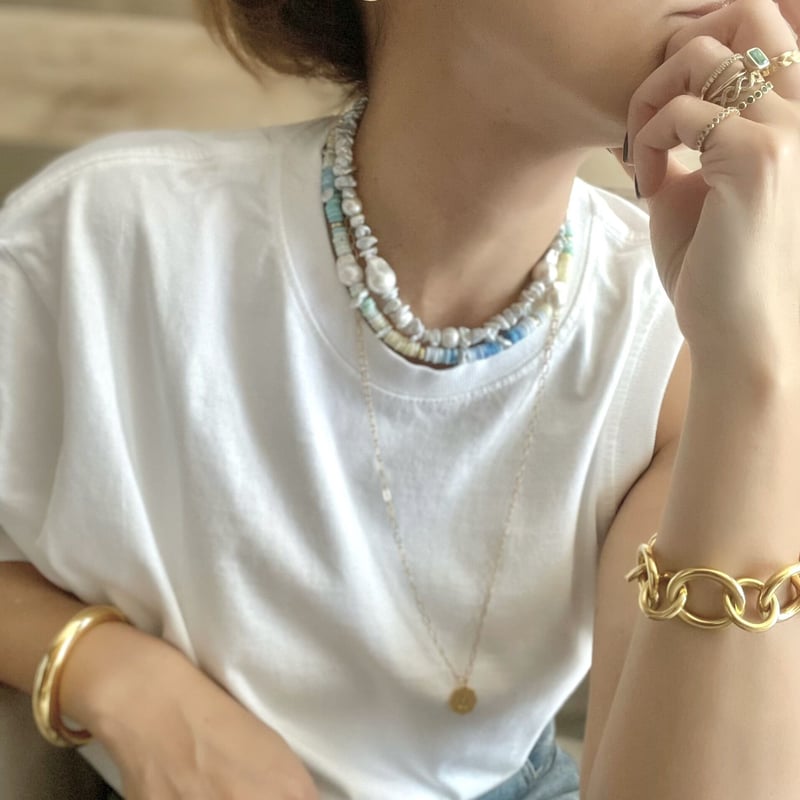 ペンダントトップ オクタゴン(イニシャル「 j 」) | La Soeur 