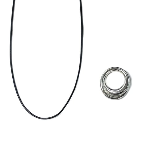 Ete　2WAY ３Dリング&ネックレス（ゴールド／シルバー）※オンラインショップ限定商品