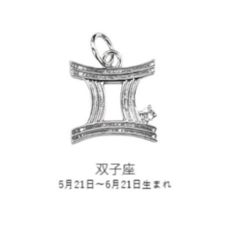 【受注終了】スターサインチャーム（星座モチーフ） シルバーカラー