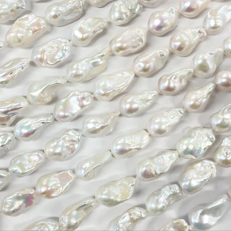 大粒バロックパールネックレス（約42cm） | La Soeur