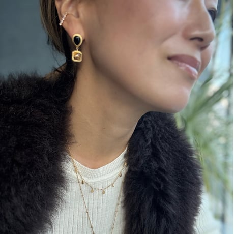 ジェムアシンメトリピアス