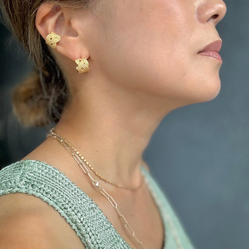 Ete ロープブレードピアス ※オンラインショップ限定商品 | La Soeur Ete ロープブレードピアス ※オンラインショップ限定商品 | La Soeur