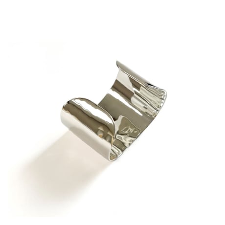 Ete　ワイドバングル　M／L（シルバーカラー）※オンラインショップ限定商品
