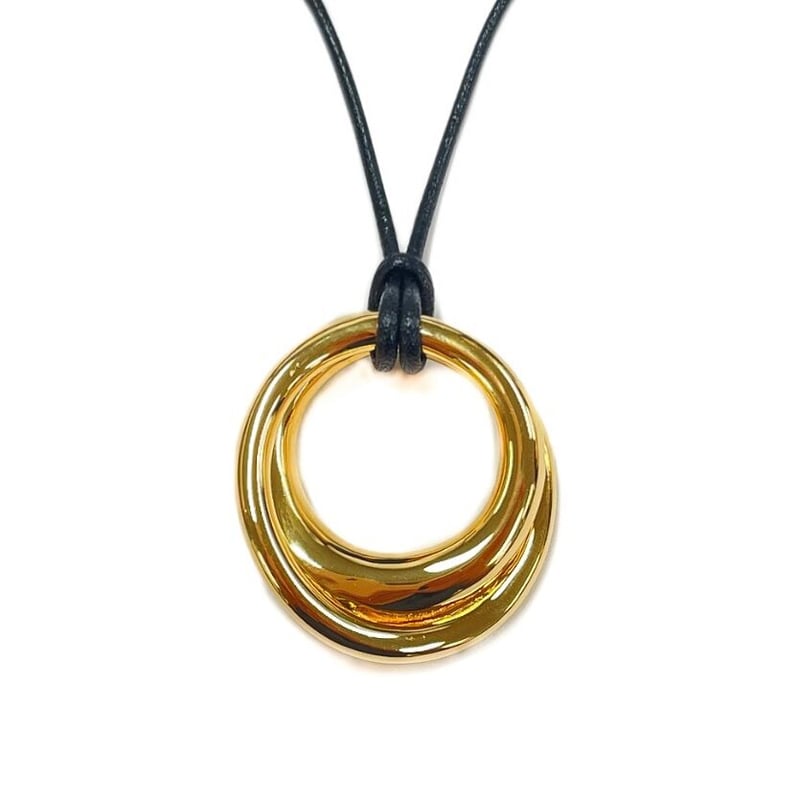 Ete 2WAY 3Dリング&ネックレス（ゴールド／シルバー