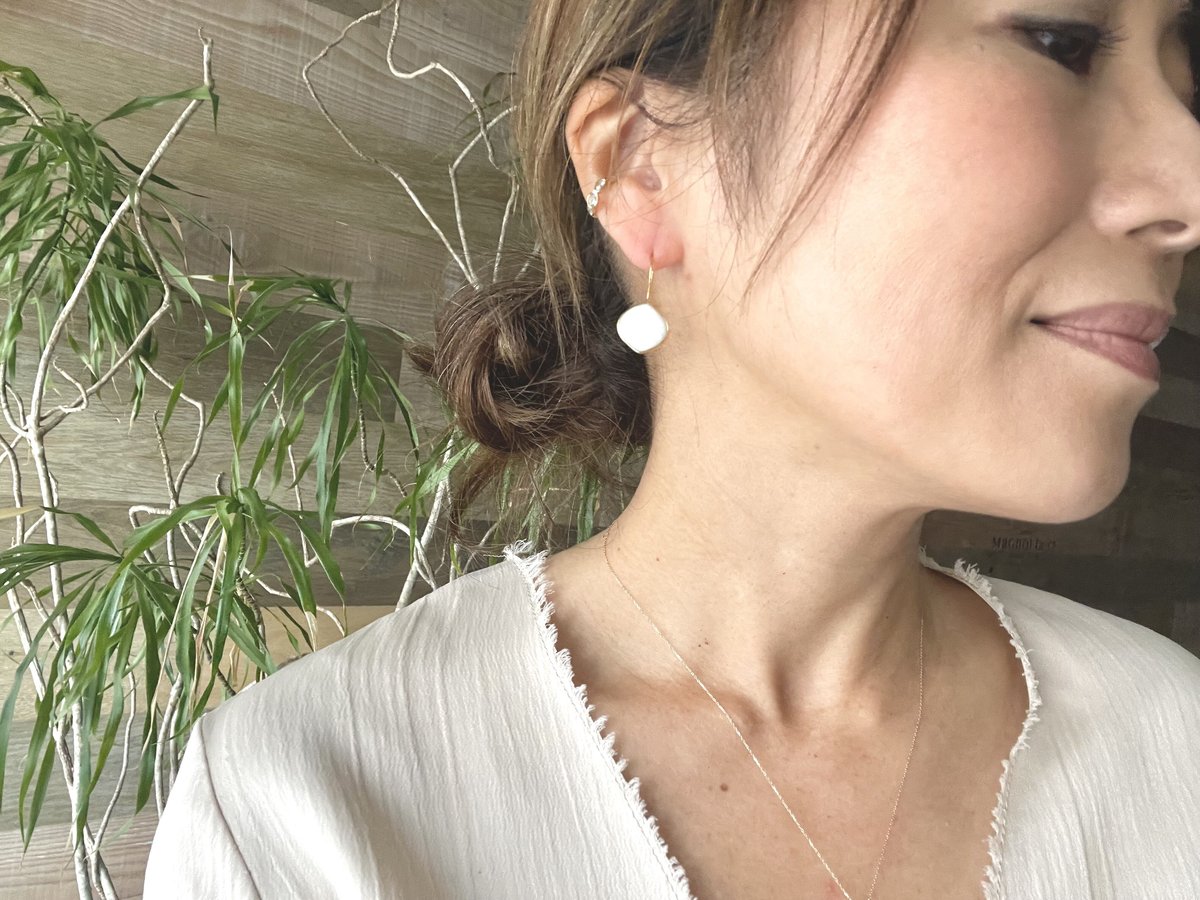 ケシパールピアス(K10)(エメラルド/サファイア) | La Soeur ケシパールピアス(K10)(エメラルド/サファイア) | La Soeur