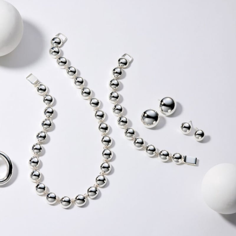 eteスタンドピアスー ピース] K18YG SV925 アクアマリン スクエア ピアス（207022