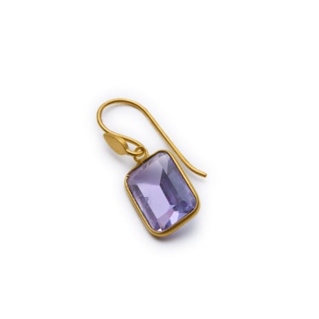 レクタングルドロップピアス