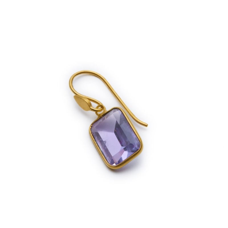 レクタングルドロップピアス | La Soeur