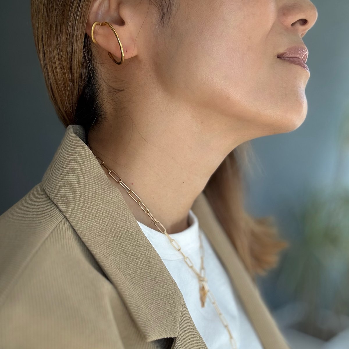 【あきらさん専用】とじLa Soeur イヤーカフ　新品未使用 mimi33】メタルイヤーカフ×パールトラカフ[Sheerchic]｜SANPO