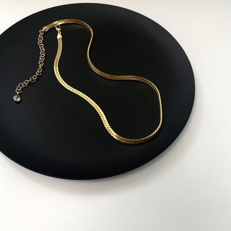 ヘリンボーンチェーンネックレス　※オンラインショップ限定商品