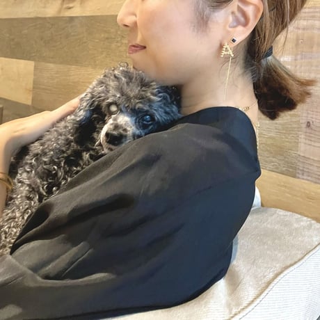 トパーズイニシャルピアス(片耳販売)