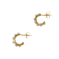 ケシパールピアス(K10)（ダイヤ） | La Soeur