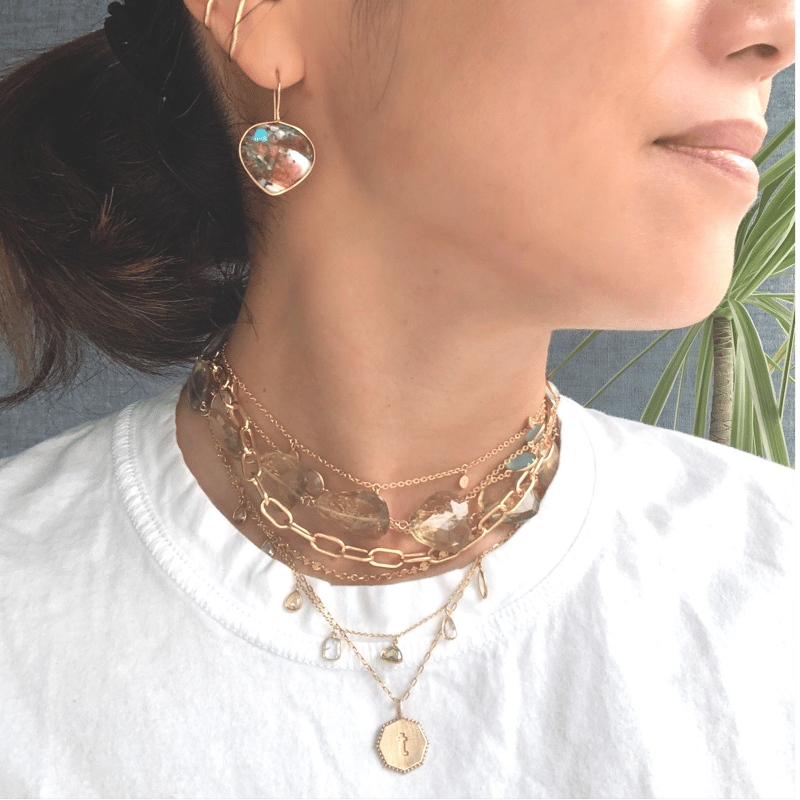 La Soeur イニシャルJ ネックレス ゴールド La Soeur イニシャルJ ネックレス ゴールド